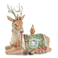 Fitz & Floyd Gregorian Deer Lidded Box 202//202